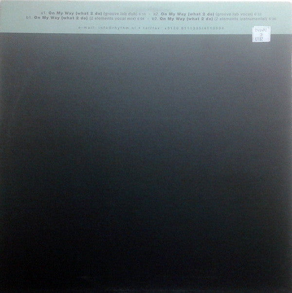 Ebon-E : On My Way (What 2 Do) (12")