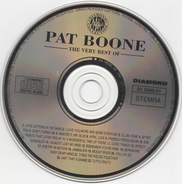 Pat Boone : The Very Best Of  (CD, Comp)