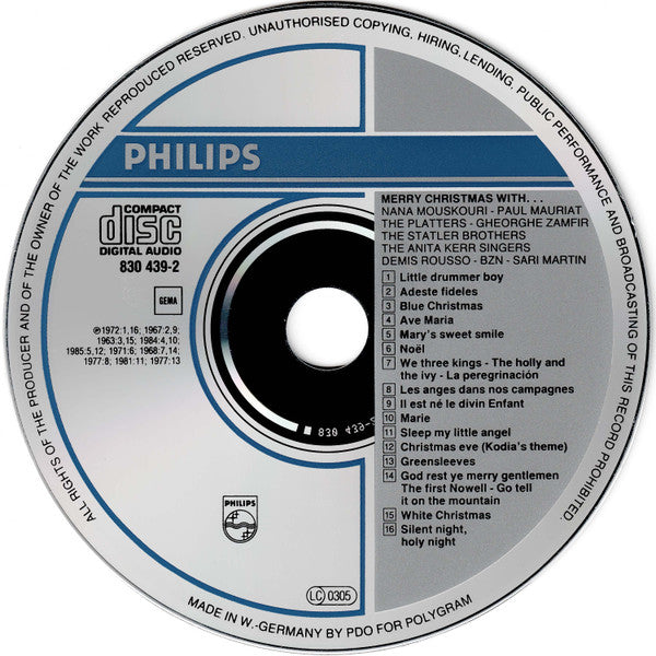Various : Merry Christmas (CD, Comp)