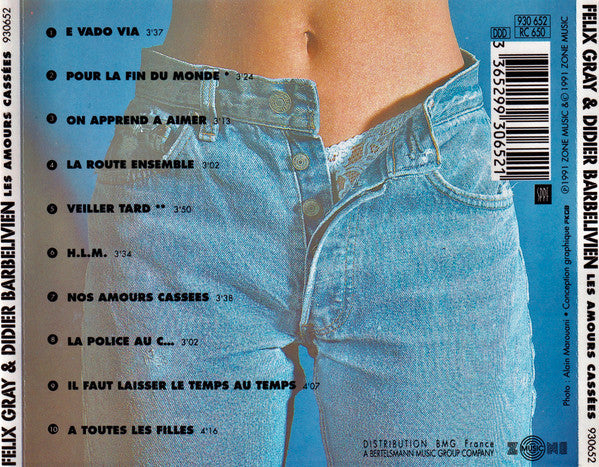 Félix Gray & Didier Barbelivien : Les Amours Cassées (CD, Album)