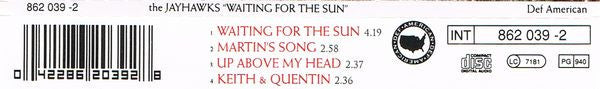 The Jayhawks : Waiting For The Sun (CD, Single)