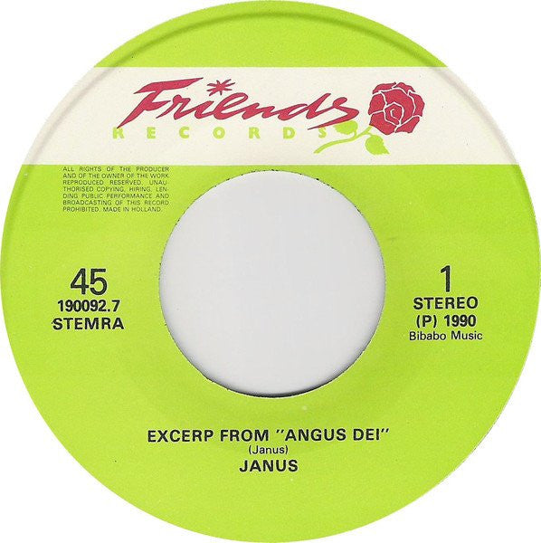 Janus (5) : Excerpt From Agnus Dei (7", Single)