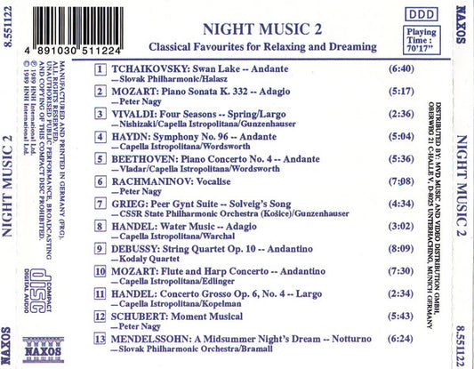 Various : Night Music 2 (CD, Comp)