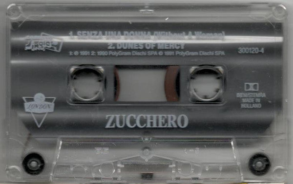 Zucchero Featuring Paul Young : Senza Una Donna (Without A Woman) (Cass, Single)
