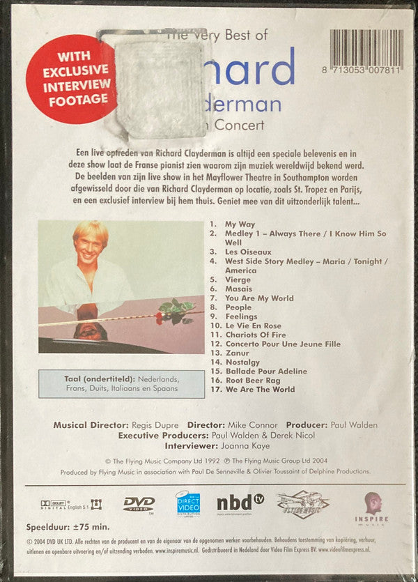 Richard Clayderman : The Very Best Of Richard Clayderman - Live In Concert (DVD-V)