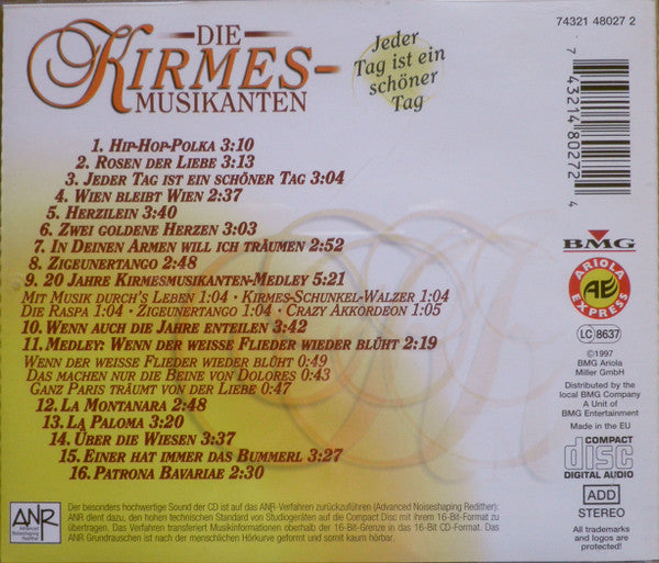 De Kermisklanten : Jeder Tag Ist Ein Schöner Tag (CD, Comp, RE)
