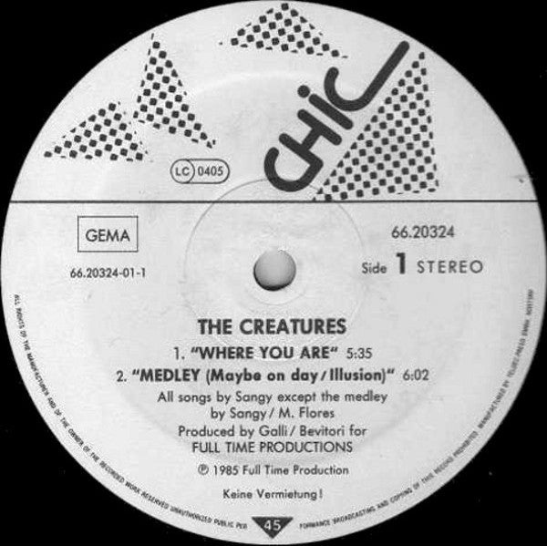 The Creatures (2) : Where You Are (12")