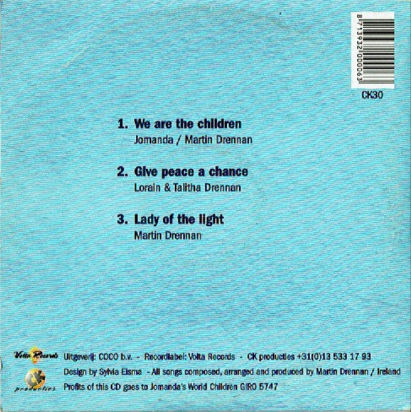 Jomanda's World Children : We Are The Children (CD, Single)