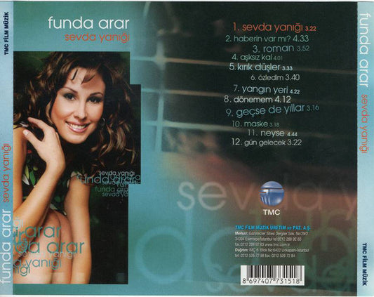 Funda Arar : Sevda Yanığı (CD, Album)
