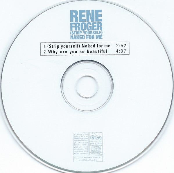 René Froger : (Strip Yourself) Naked For Me (CD, Single)