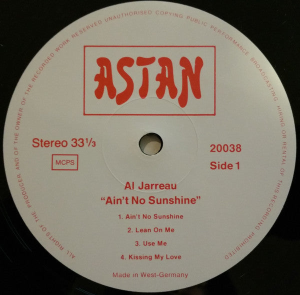 Al Jarreau : Ain't No Sunshine (LP, Album)