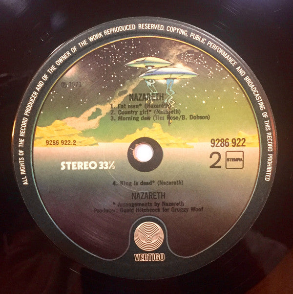 Nazareth (2) : Nazareth (LP, Album, RE)