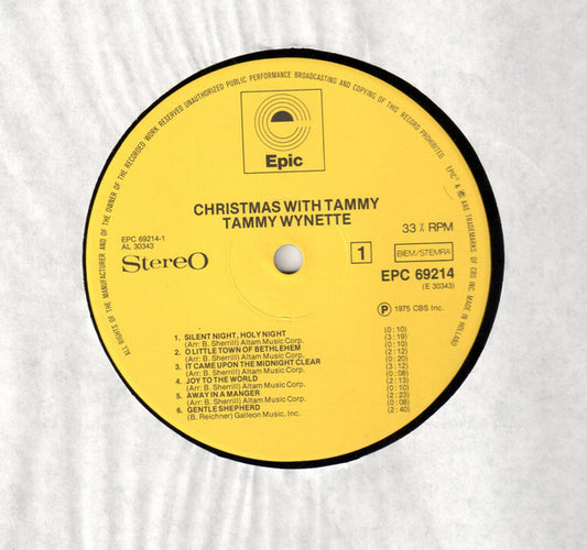 Tammy Wynette : Christmas With Tammy (LP, Album)