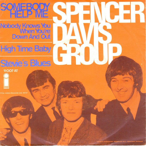The Spencer Davis Group : Somebody Help Me (7", EP)