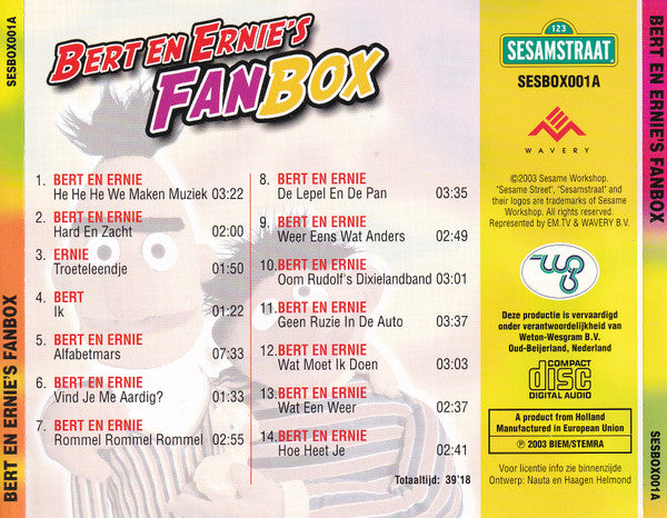 Bert & Ernie : Bert & Ernie's Fanbox (3xCD, Comp)