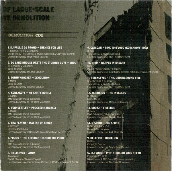 Various : Controlled Demolition (2xCD, Comp)