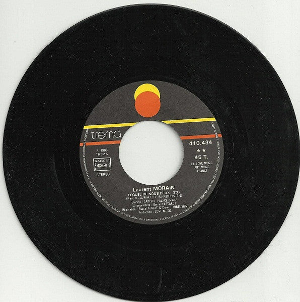 Laurent Morain : Elle Est Partie Sans Moi (7")