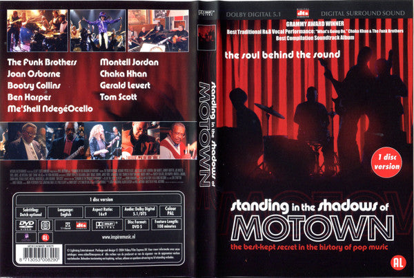 Various : Standing In The Shadows Of Motown (DVD-V, Comp, PAL, Dig)