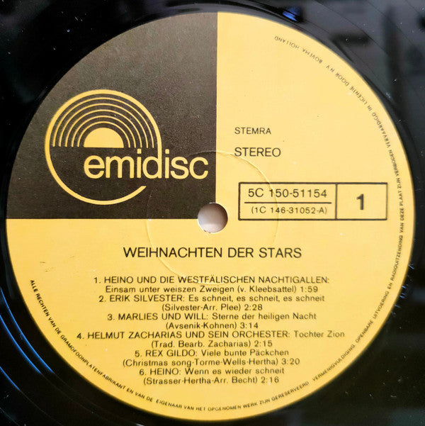 Various : Weihnachten Der Stars (2xLP, Comp)