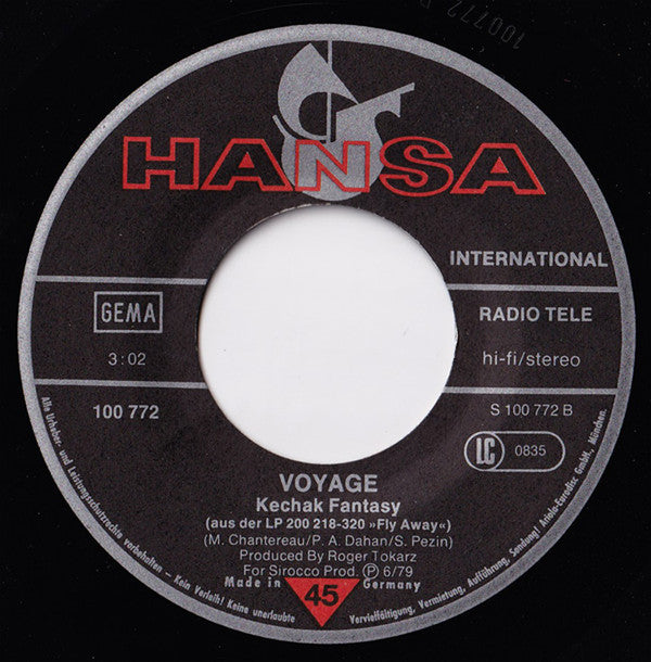 Voyage : Tahiti, Tahiti  (7", Single)