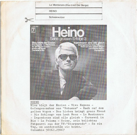 Heino : La Montanara [Das Lied Der Berge] (7", Single)