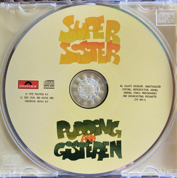 Supersister (2) : Pudding En Gisteren (CD, Album, RE)