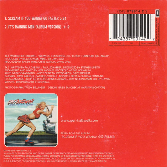 Geri Halliwell : Scream If You Wanna Go Faster (CD, Single)