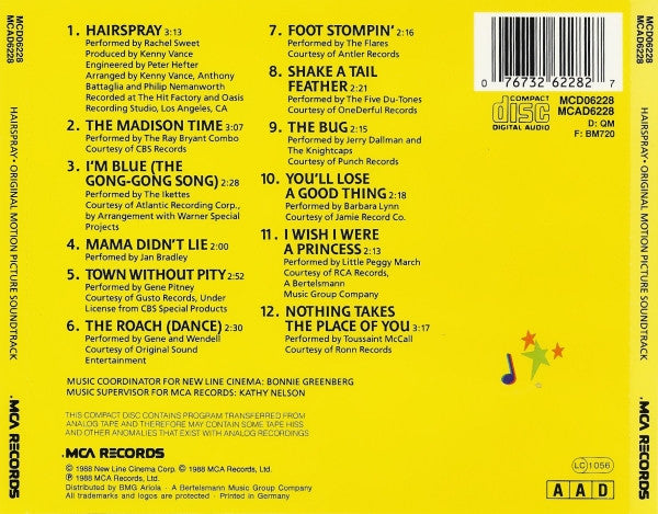 Various : Hairspray (Original Motion Picture Soundtrack) (CD)