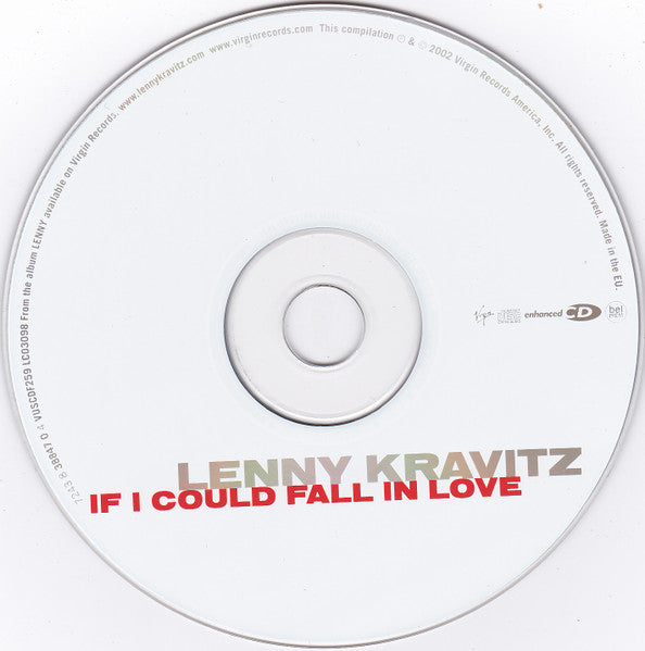 Lenny Kravitz : If I Could Fall In Love (CD, Single, Enh)