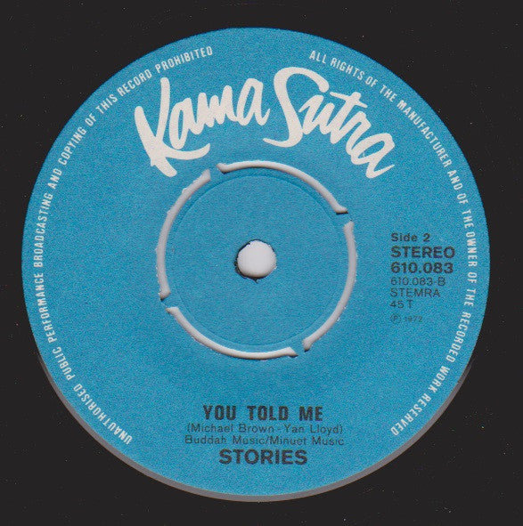 Stories : I'm Coming Home (7")