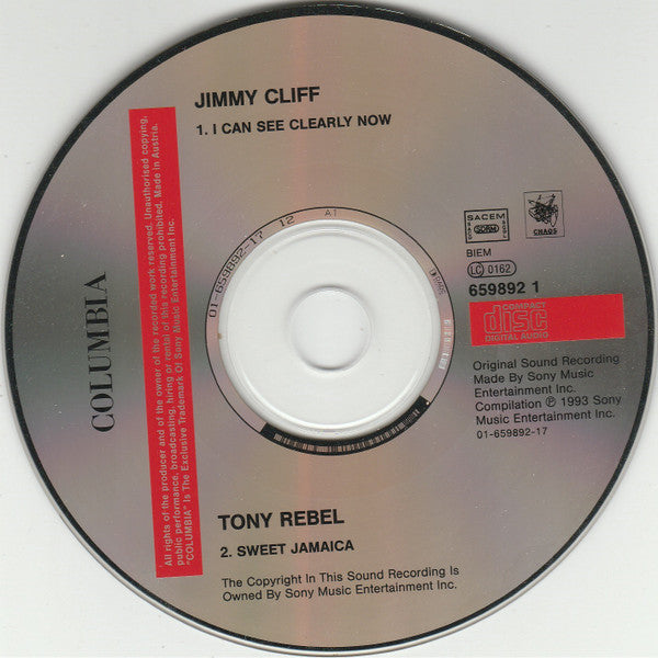 Jimmy Cliff : I Can See Clearly Now (Cool Runnings) (CD, Single, Car)