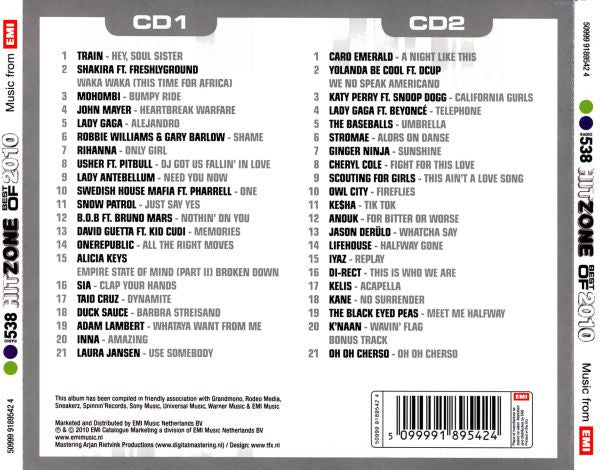 Various : Radio 538 Hitzone Best Of 2010 (2xCD, Comp)