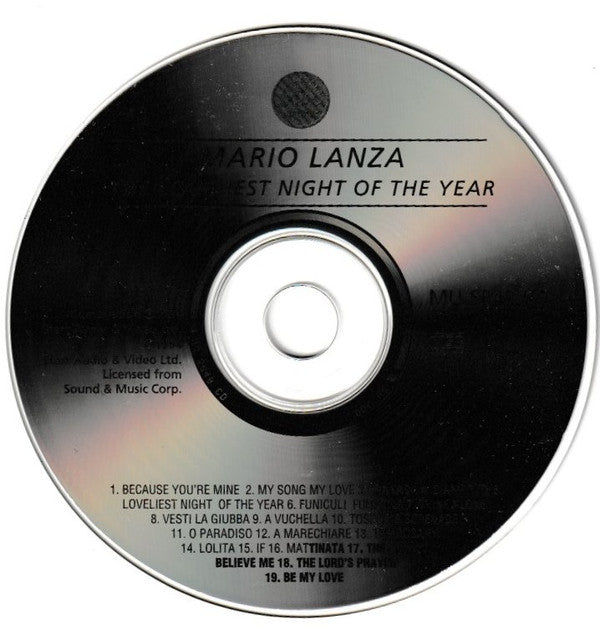 Mario Lanza : The Loveliest Night Of The Year (CD, Comp)