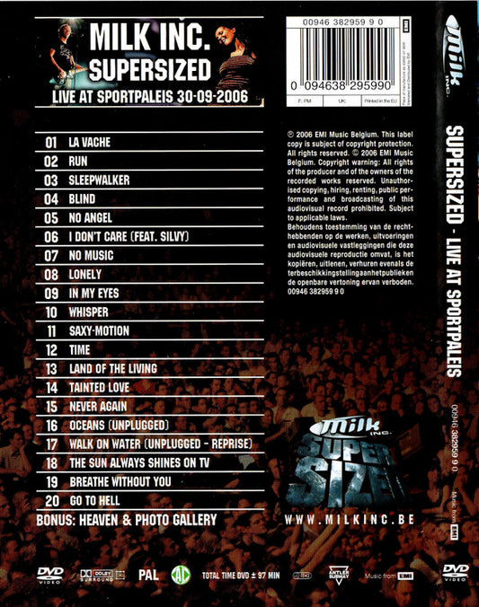Milk Inc. : Supersized - Live At Sportpaleis (DVD-V, PAL)