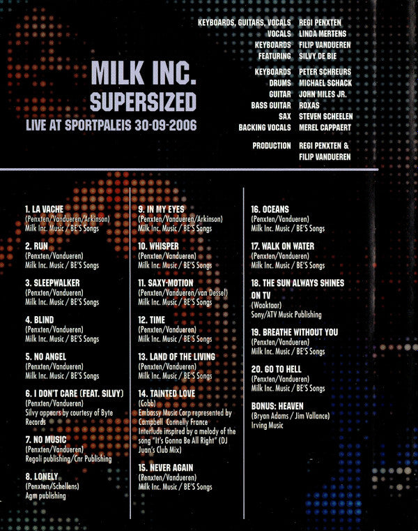 Milk Inc. : Supersized - Live At Sportpaleis (DVD-V, PAL)