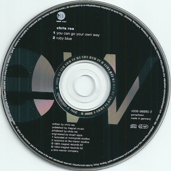Chris Rea : Go Your Own Way (CD, Single)