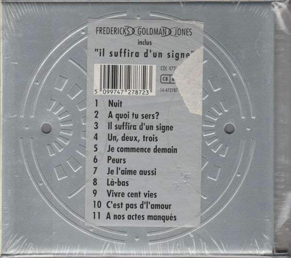 Fredericks Goldman Jones : Sur Scène (CD, Album, Ltd, met)