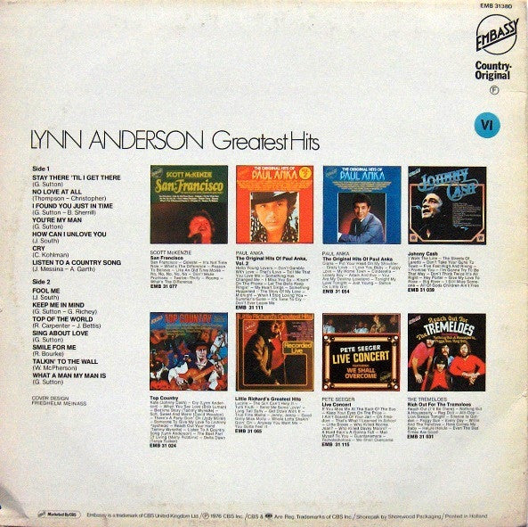 Lynn Anderson : Greatest Hits (LP, Comp)