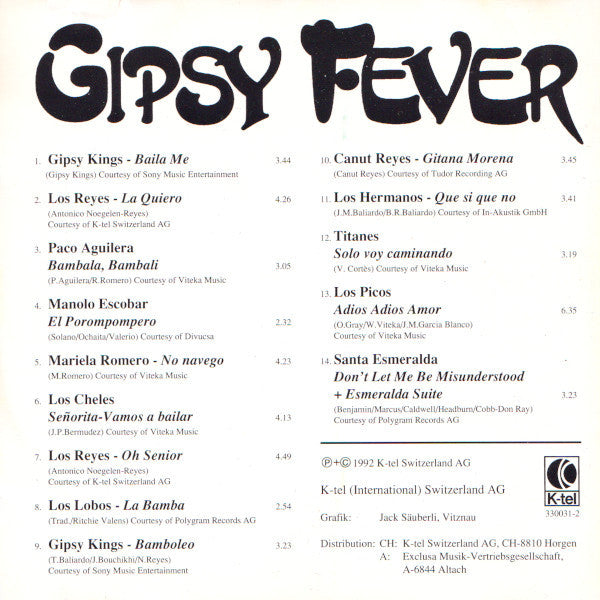Various : Gipsy Fever (CD, Comp)