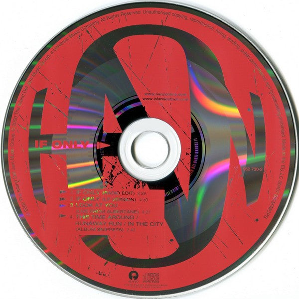 Hanson : If Only (CD, Single, Dig)