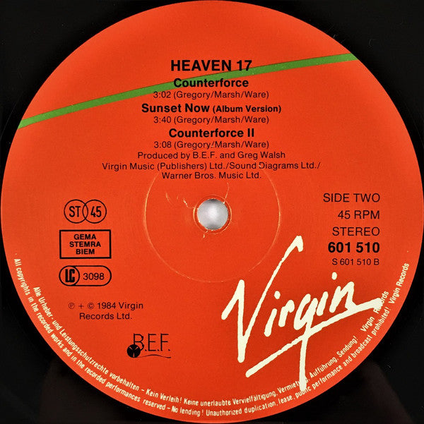 Heaven 17 : Sunset Now (12", Single)