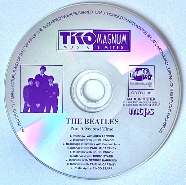 The Beatles : The Beatles - Not A Second Time (CD, Album, Liv)