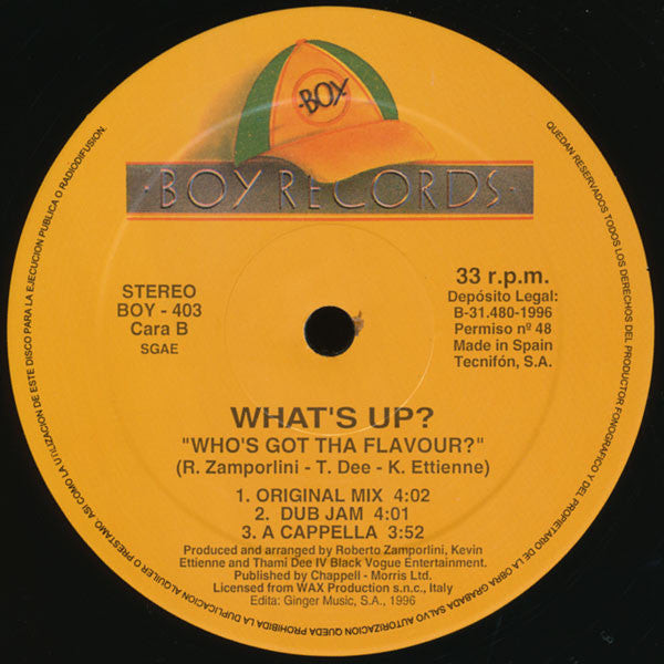 What's Up? : Summer Nights (Lord Have Mercy!!!) (12", Maxi)