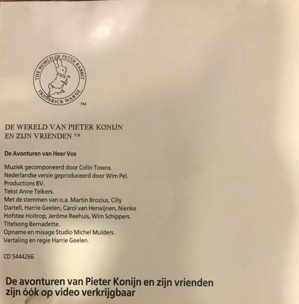 Beatrix Potter : De Avonturen van Heer Vos (CD, Album)