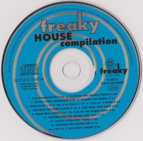 Various : Freaky House Compilation (CD, Comp)