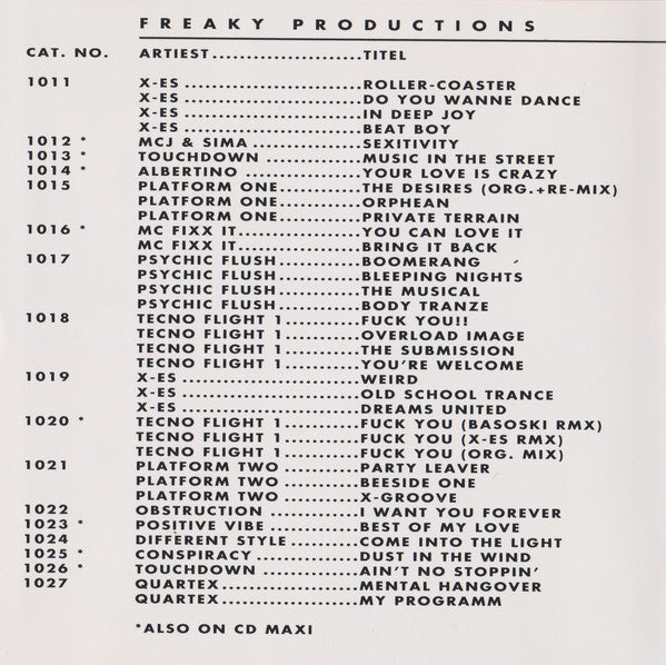 Various : Freaky House Compilation (CD, Comp)
