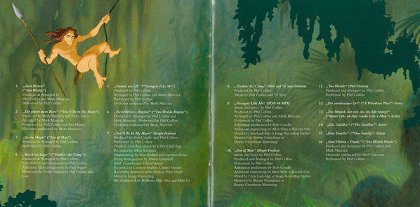 Phil Collins, Mark Mancina : Tarzan (Film Soundtrack • Deutsche Originalversion) (CD, Album, Enh)