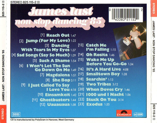 James Last : Non Stop Dancing '85 (CD, Album)