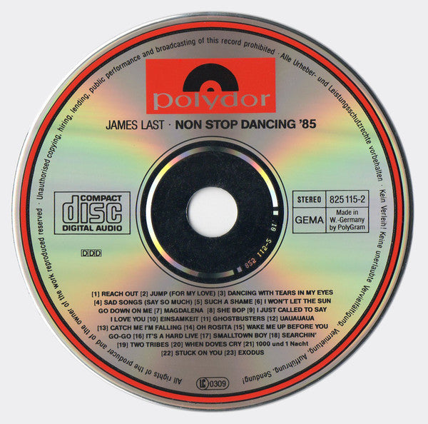 James Last : Non Stop Dancing '85 (CD, Album)