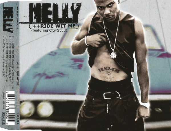 Nelly Featuring City Spud : Ride Wit Me (CD, Maxi)